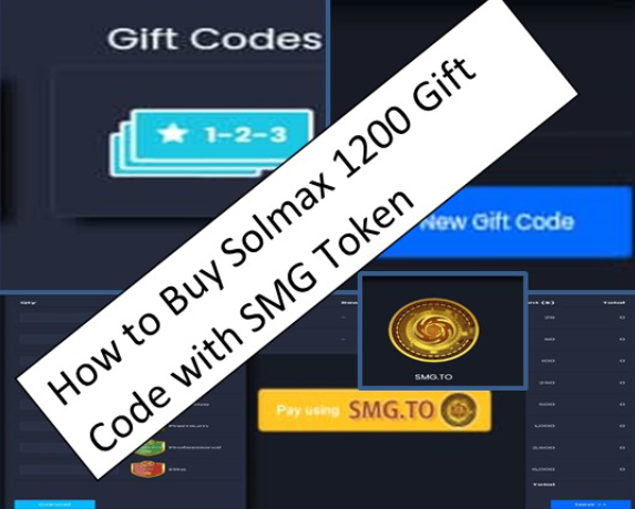 HOW TO BUY SOLMAX 1200 GIFT CODE WITH SMG TOKEN