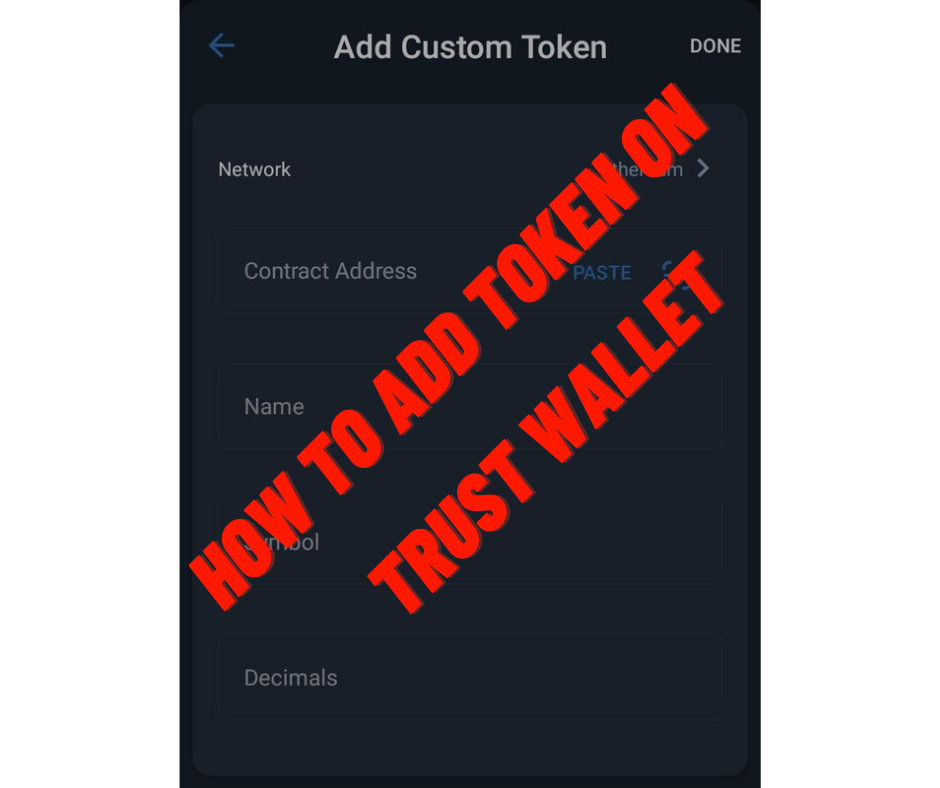 How To Add Token On Trust Wallet