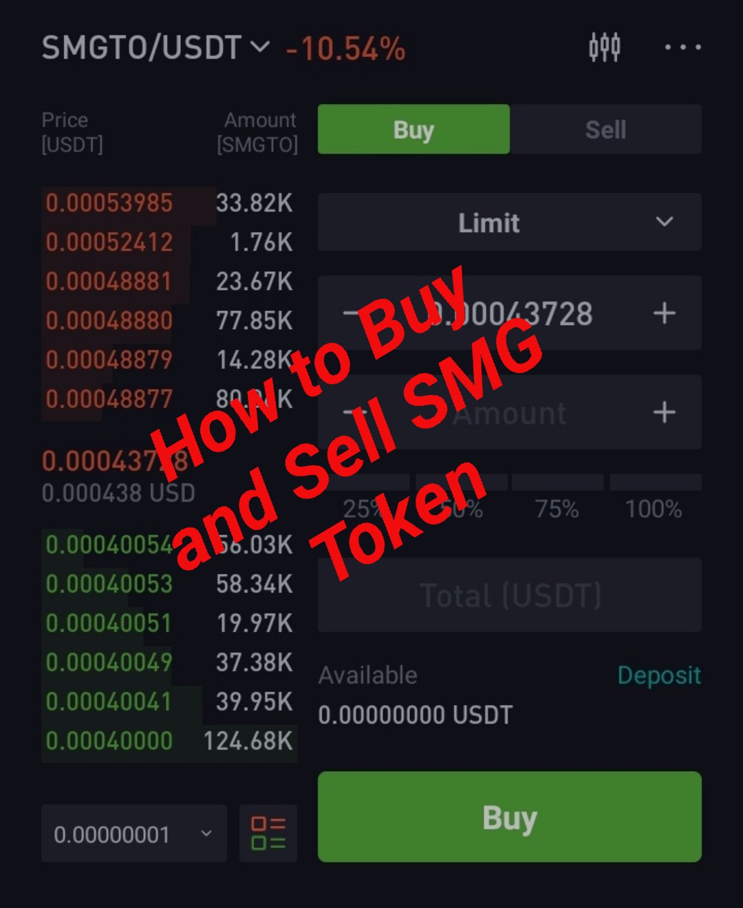 How To Buy and Sell SMG Token