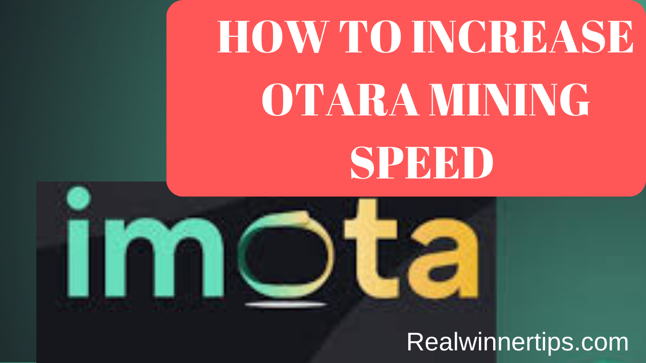 Image showing How to increase Otara Mining speed