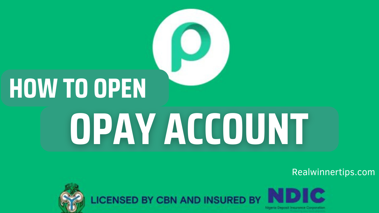 Image showing details on How to open opay account